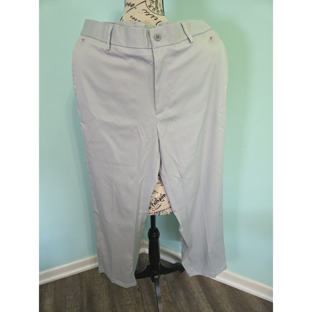 Slazenger Men's Dress Pants 32 x 32 Light Grey golf